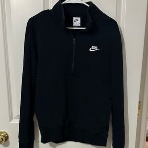 Nike Men's Black Zip-Up Sweater